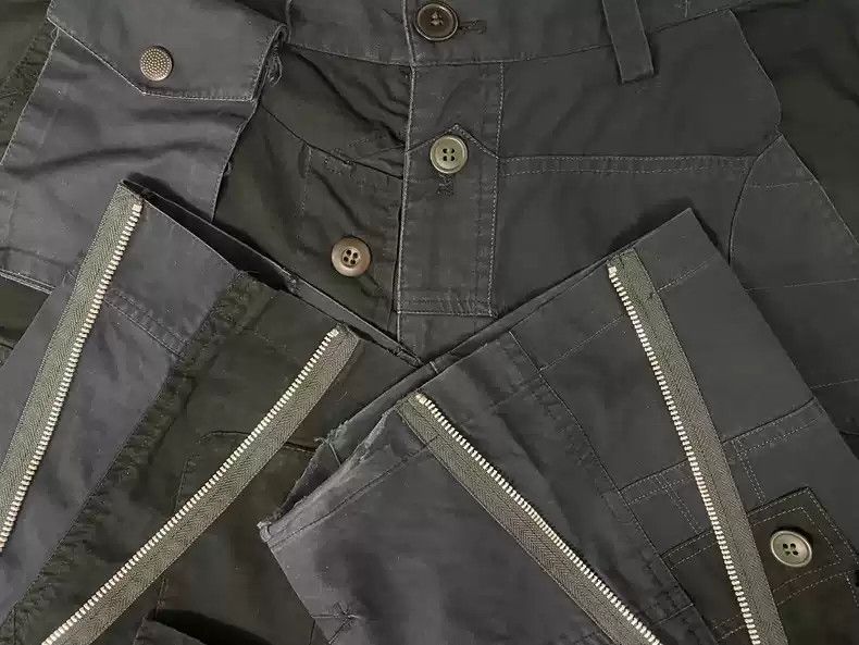 Undercover Undercover 05ss Deconstructed patchwork army pants overalls Size US 32 / EU 48 - 3 Thumbnail