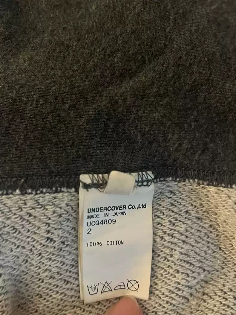 UNDERCOVER dissolution 04ss Show long gray variant hoodie