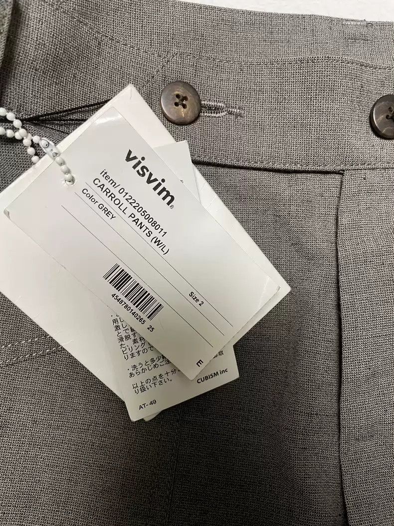 パンツ VISVIM CARROLL PANTS (W/L) GREY SIZE4 Visvim VISVIM CARROLL PANTS W/L | Grailed