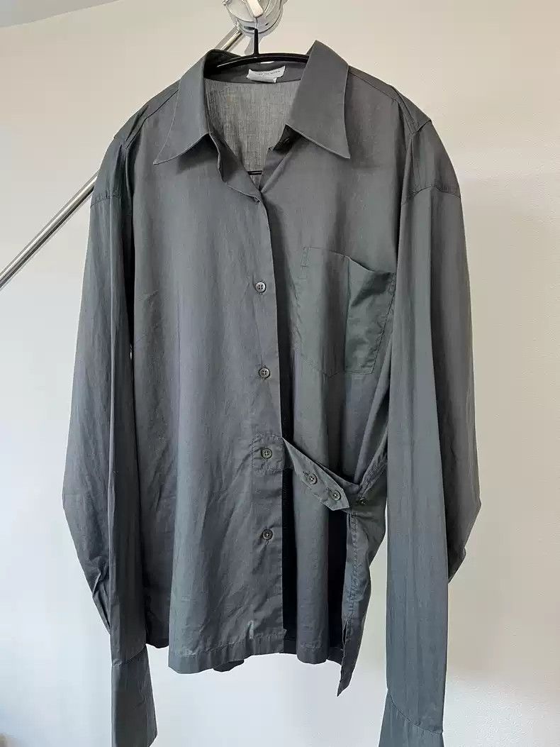 Dries Van Noten Dries Van Noten Shirt with adjustable waist special strap Size US L / EU 52-54 / 3 - 2 Thumbnail
