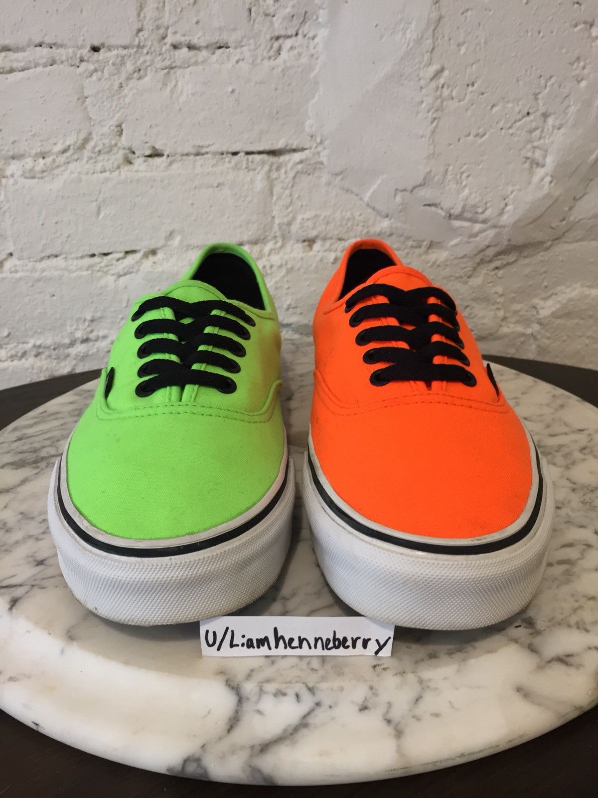 Vans Vans Authentic Highlighter Yellow Orange Grailed