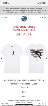 Travis Scott Off-White Virgil Abloh Tee – On The Arm