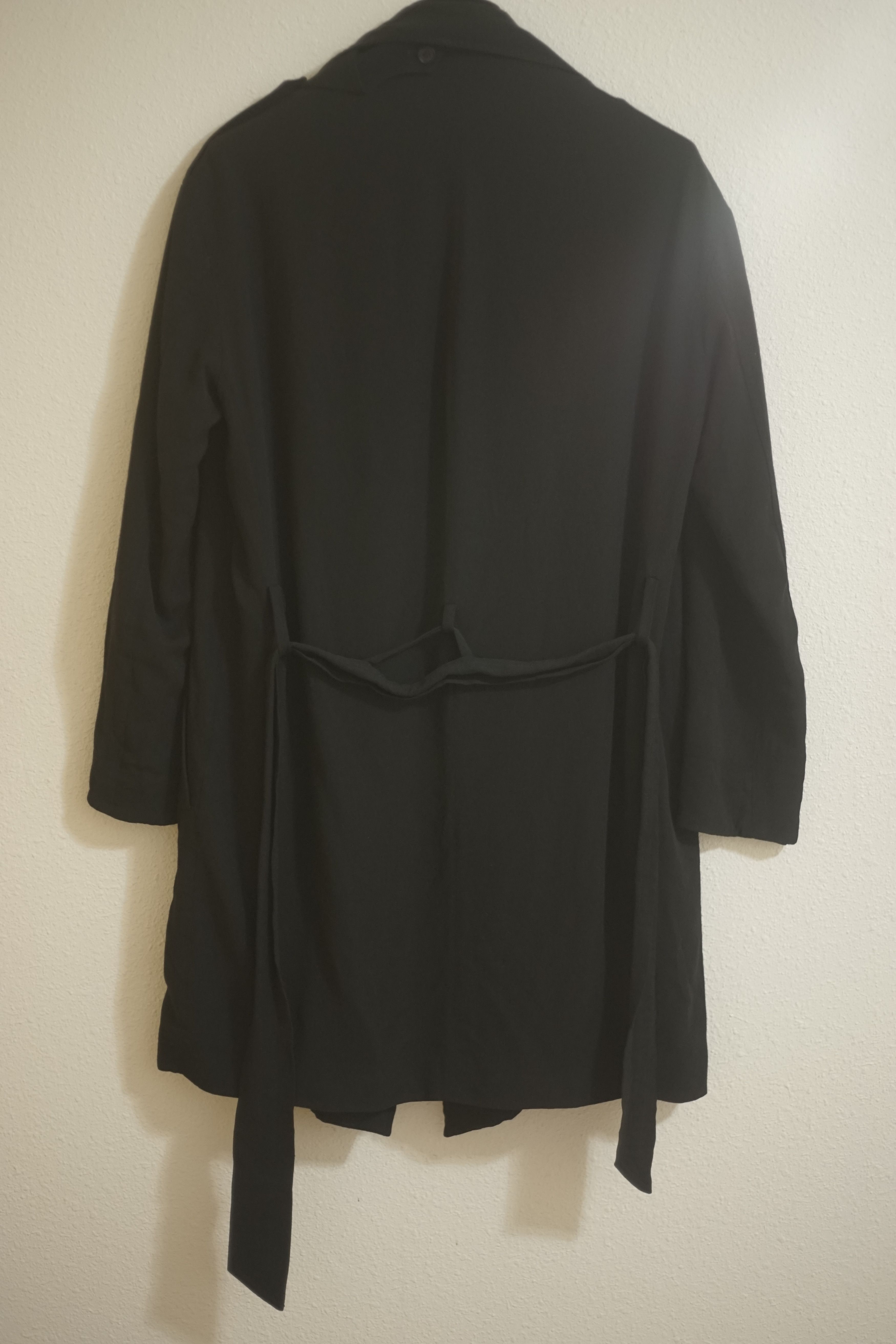 Allsaints Black Loose Fabric Coat Size US S / EU 44-46 / 1 - 2 Thumbnail
