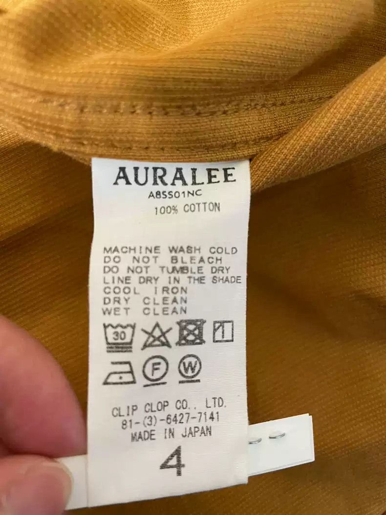 Auralee Auralee washed corduroy jacket 18ss Size US XL / EU 56 / 4 - 5 Thumbnail