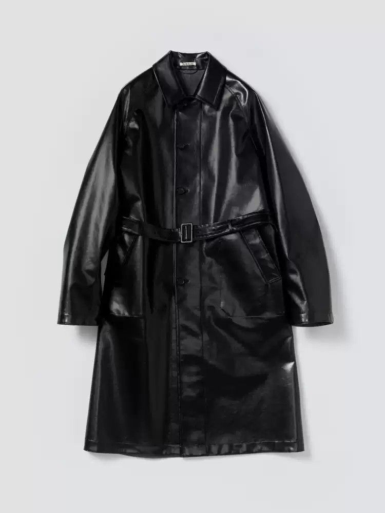 Auralee wool cashmere leminate coat