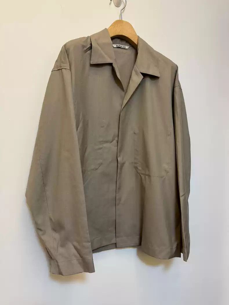 AURALEE オーラリー　WOOL SILK TROPICAL SHIRTS AURALEE：WOOL SILK TROPICAL SHIRTS JACKET｜doo-bop 藤井克哉