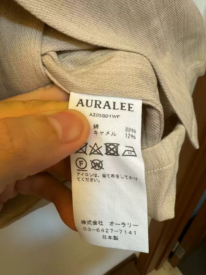 Auralee COTTON WOOL DOUBLE CLOTH BLOUZON
