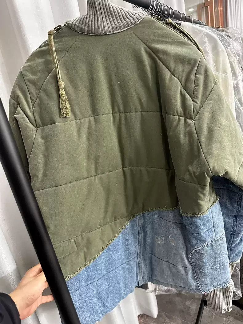 Greg Lauren Greg LaurenFW19 Army denim kimono puffy jacket Size US S / EU 44-46 / 1 - 6 Thumbnail