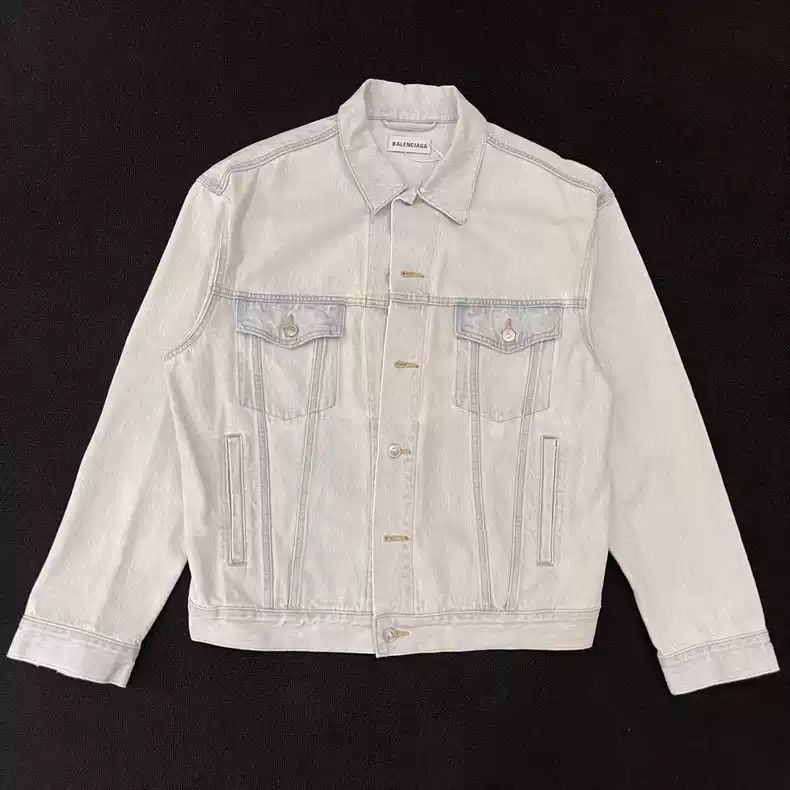 Odac Balenciaga Sinner Denim Jacket Balenciaga Embroidered Printed