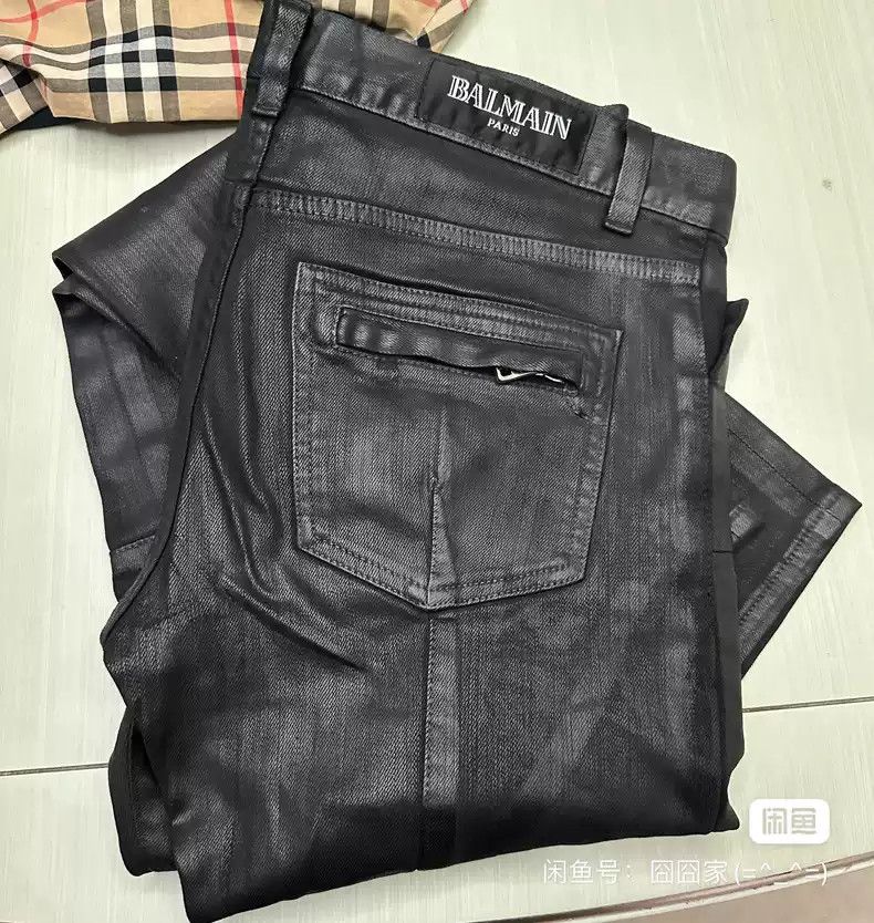 Balmain Balmain Brush coated motorcycle jeans Size US 32 / EU 48 - 5 Thumbnail