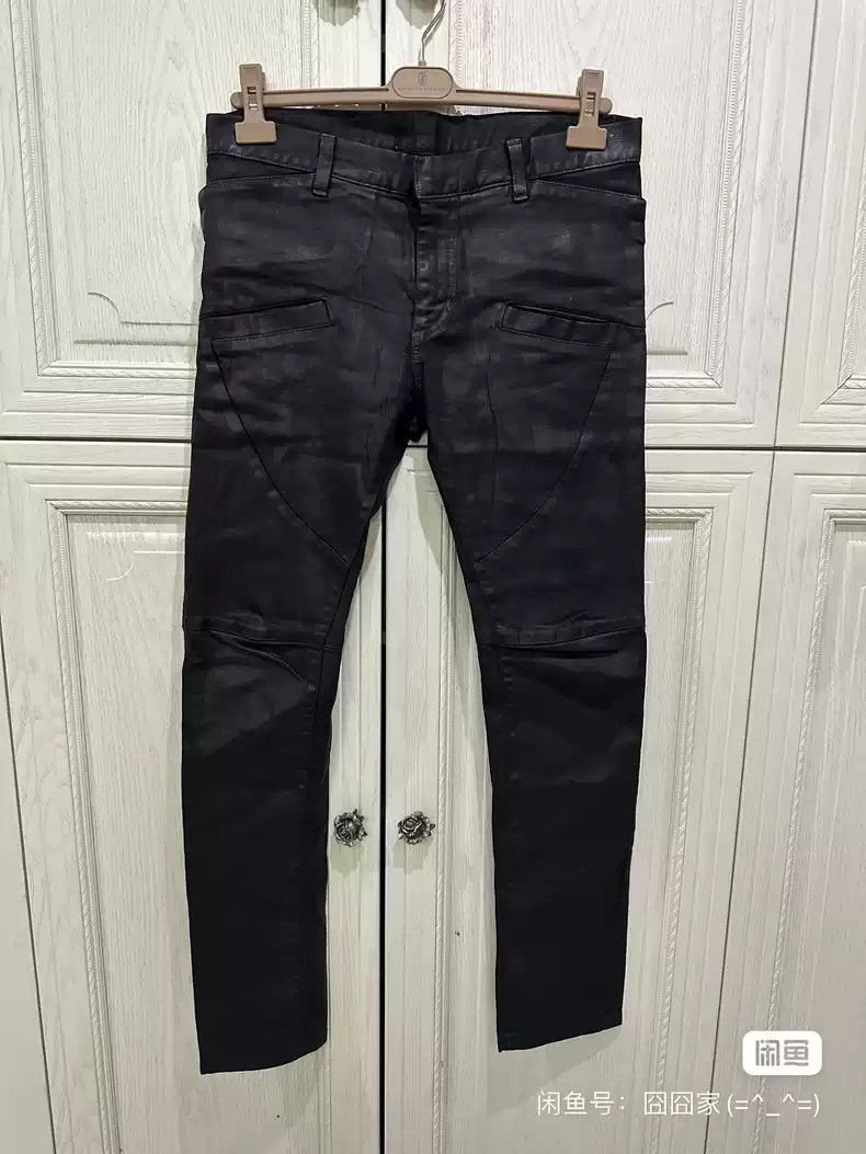 Balmain Balmain Brush coated motorcycle jeans Size US 32 / EU 48 - 2 Thumbnail