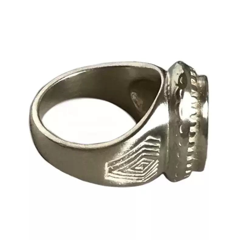Jean Paul Gaultier Jean Paul Gaultier Red embossed Madonna ring Size ONE SIZE - 3 Thumbnail