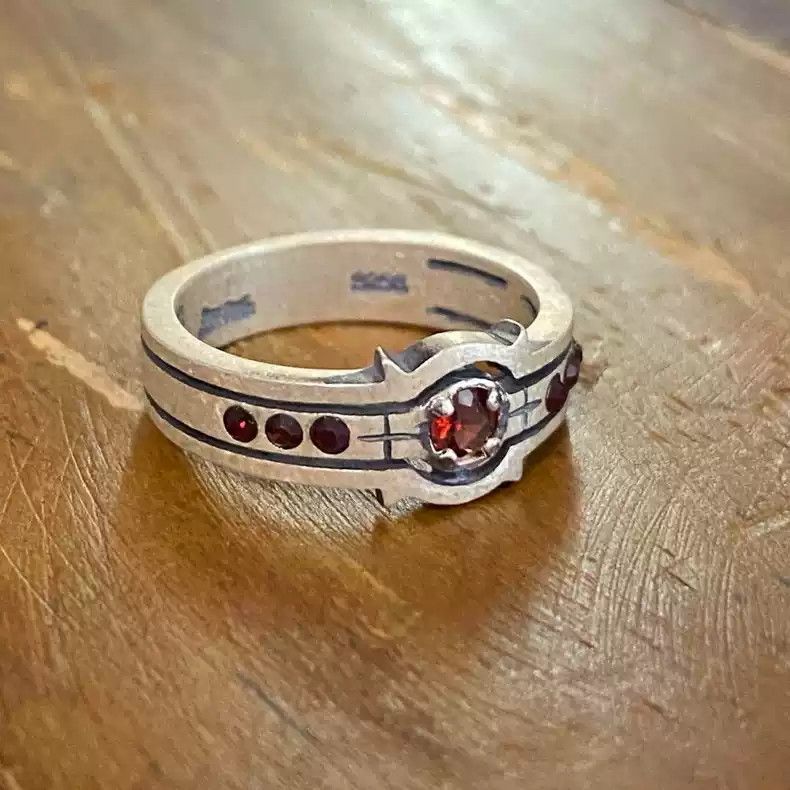 Jean Paul Gaultier Jean Paul Gaultier Medieval scarlet ring Size ONE SIZE - 5 Thumbnail