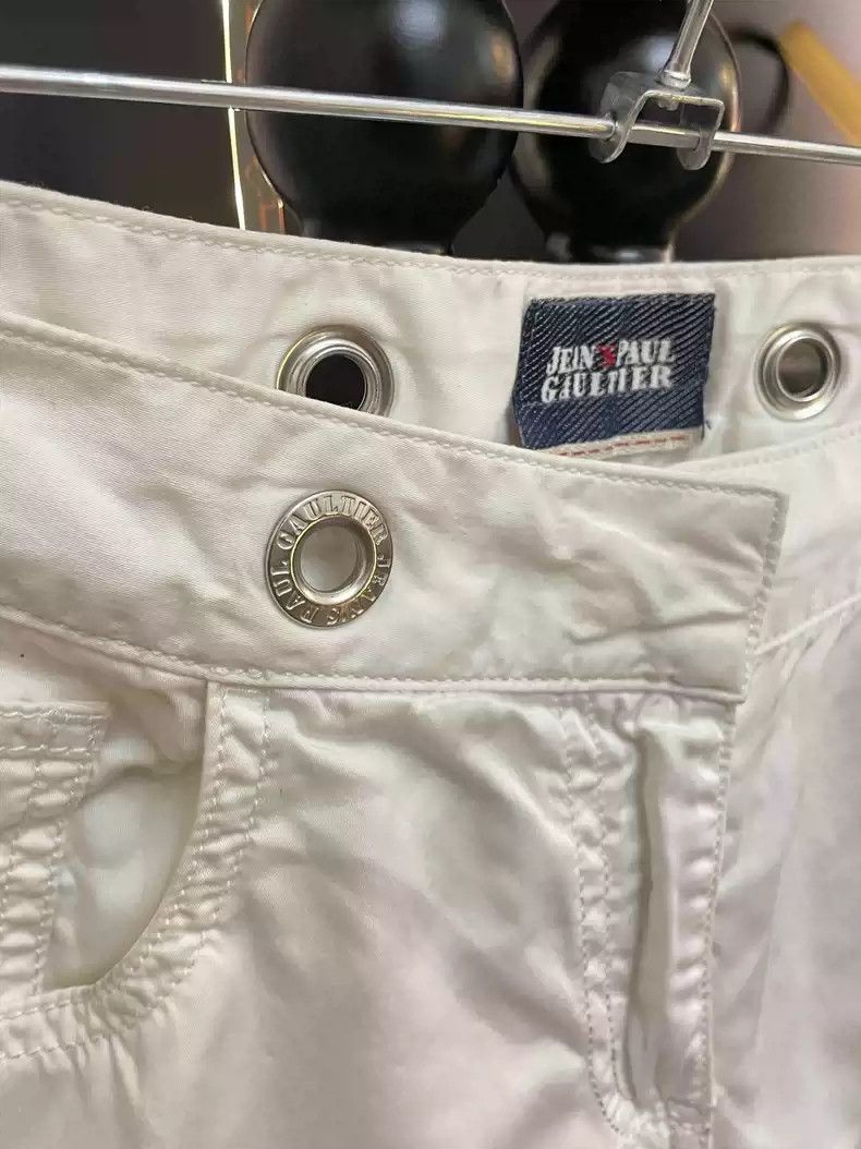 Jean Paul Gaultier Hollow light low waist trousers