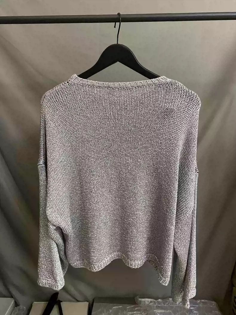 Raf Simons Raf simons Silver glitter sweater wxx Size US S / EU 44-46 / 1 - 3 Thumbnail
