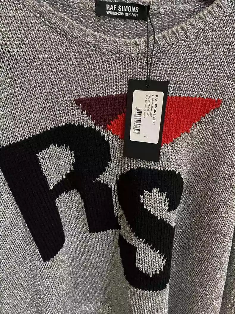 Raf Simons Raf simons Silver glitter sweater wxx Size US S / EU 44-46 / 1 - 2 Thumbnail