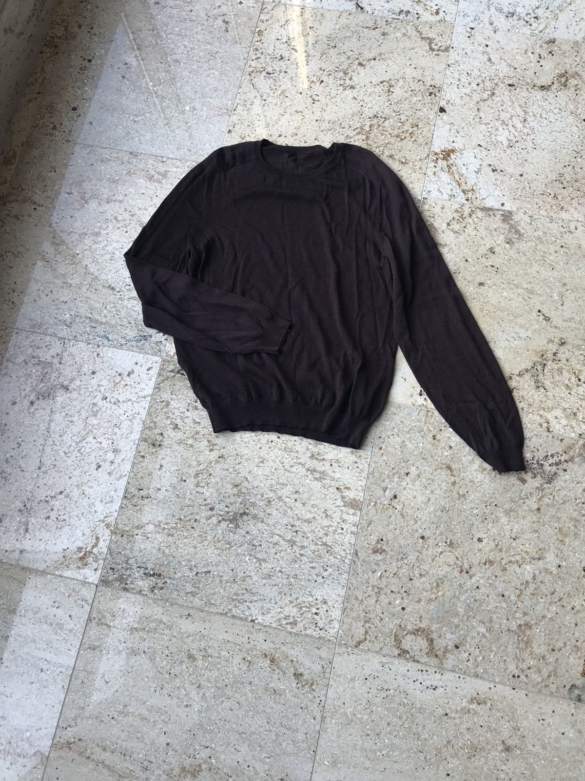 Calvin Klein Burgundy LS Knitwear Size US XL / EU 56 / 4 - 1 Thumbnail