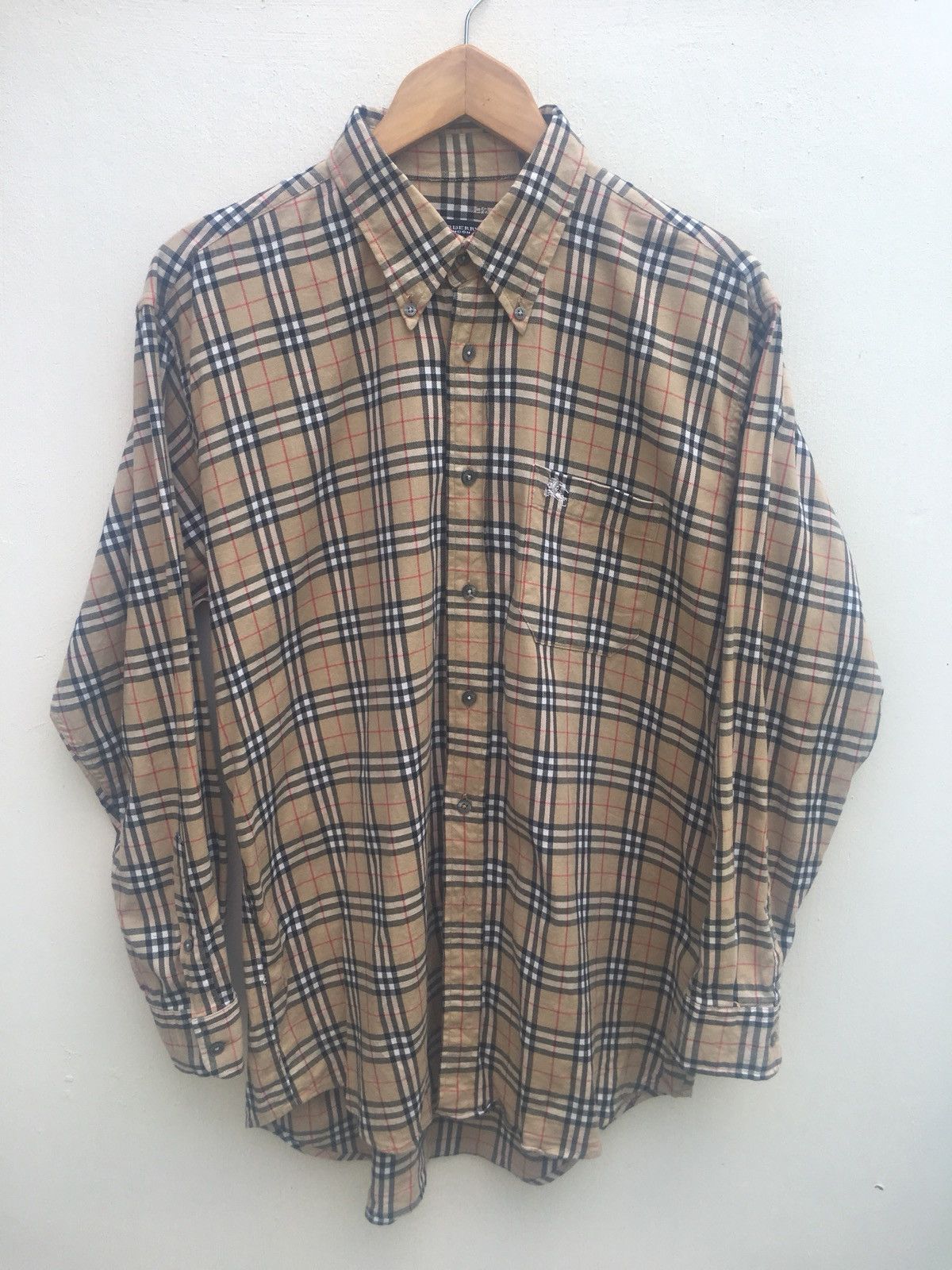 Burberry Retro BURBERRY Vintage Burberry London Nova Check Button Up ...