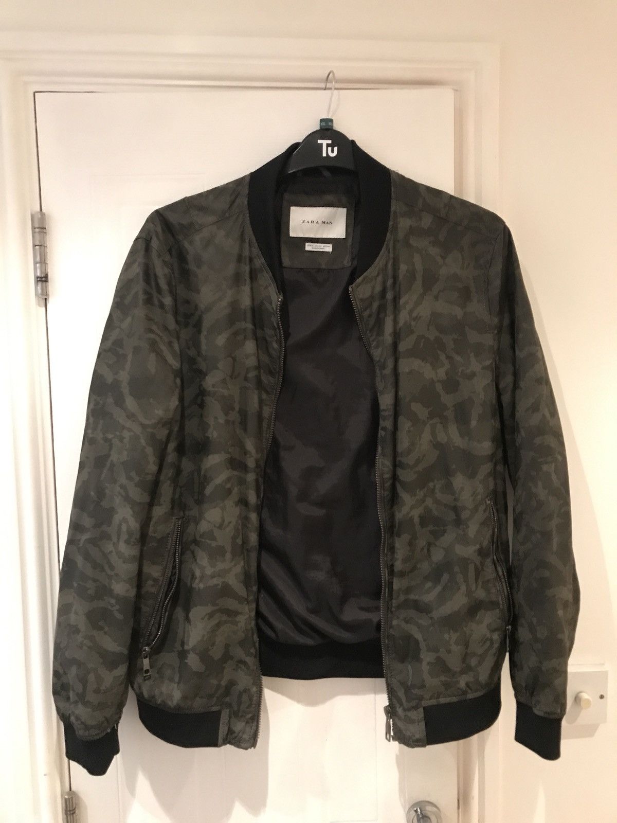 Zara Camo Bomber Jacket