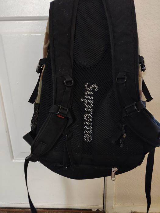 Supreme 1000 denier cordura backpack woodland camo sale