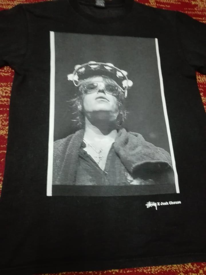 Stussy RARE Stussy X Josh Cheuse Oasis Liam Gallagher tee | Grailed