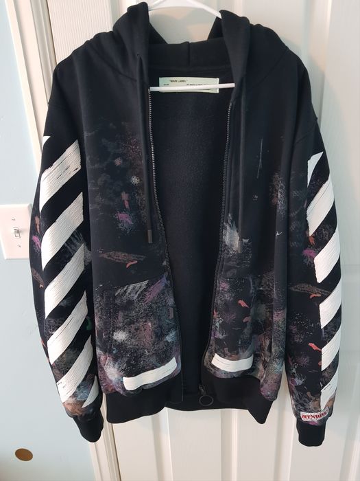 Off-White OFF-WHITE GALAXY ZIP UP HOODIE Size US M / EU 48-50 / 2 - 2 Preview