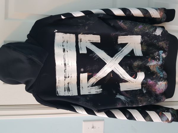 Off-White OFF-WHITE GALAXY ZIP UP HOODIE Size US M / EU 48-50 / 2 - 1 Preview
