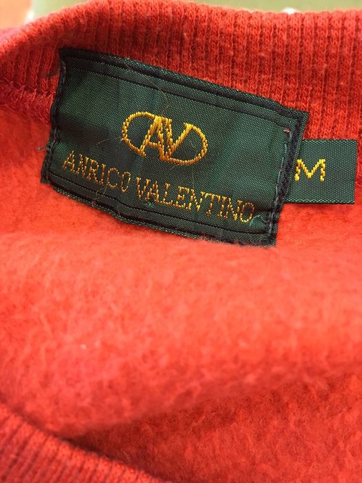 Valentino ANRICO VALENTINO Sweatshirt Jumper Medium Size Orange Color ...