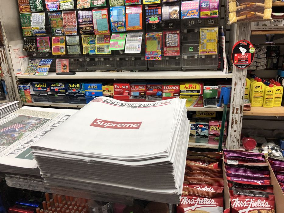 Supreme (30) copies of the Supreme x New York Post Newspapers Lot IN HAND READY TO SHIP NY Post FW19 Size ONE SIZE - 1 Preview