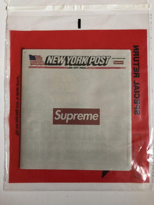 Supreme (30) copies of the Supreme x New York Post Newspapers Lot IN HAND READY TO SHIP NY Post FW19 Size ONE SIZE - 2 Preview