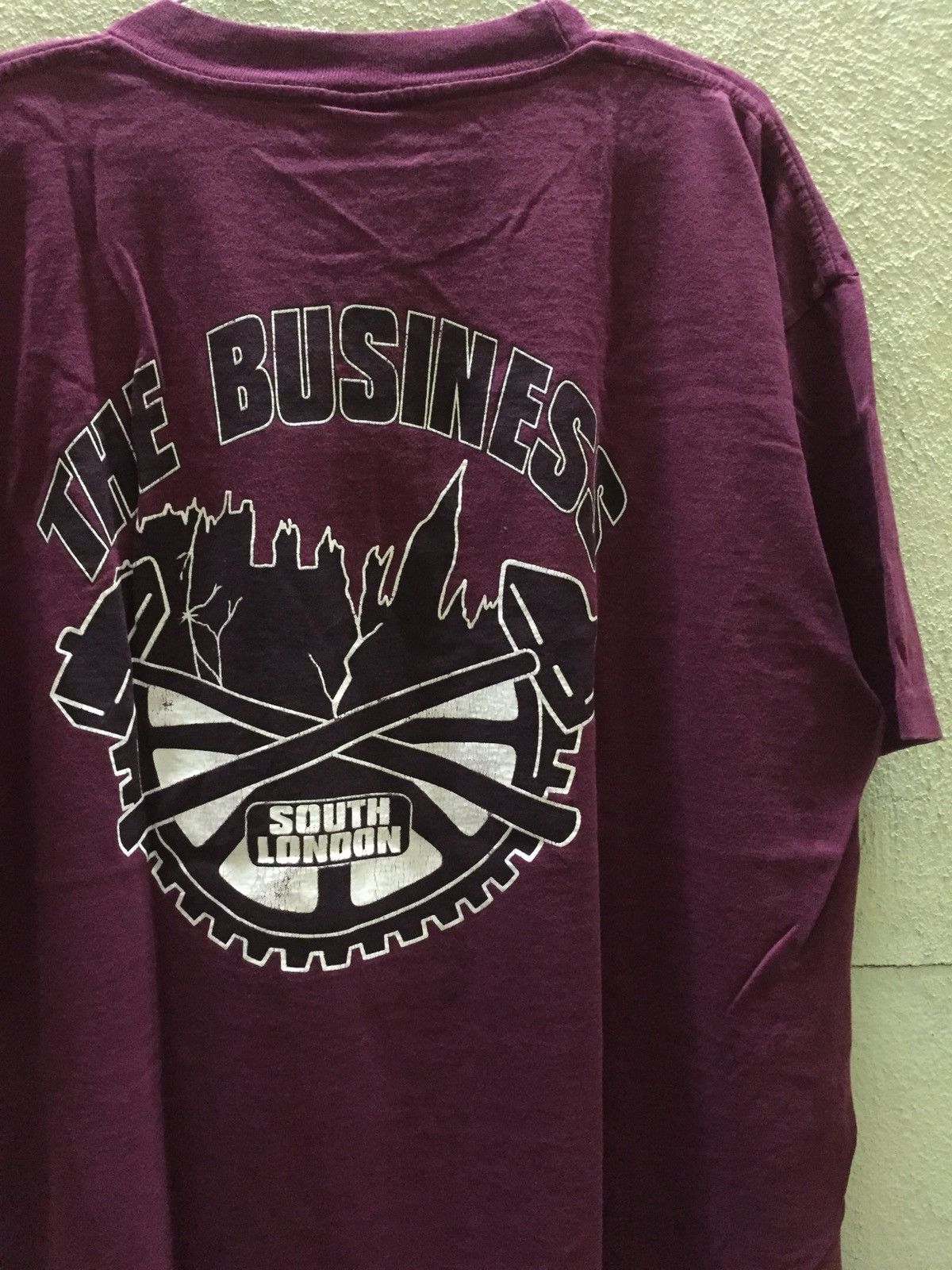 Band Tees × Vintage VINTAGE 90s THE BUSSINESS SKA PUNK TSHIRT UK SUBS Size US XL / EU 56 / 4 - 6 Thumbnail