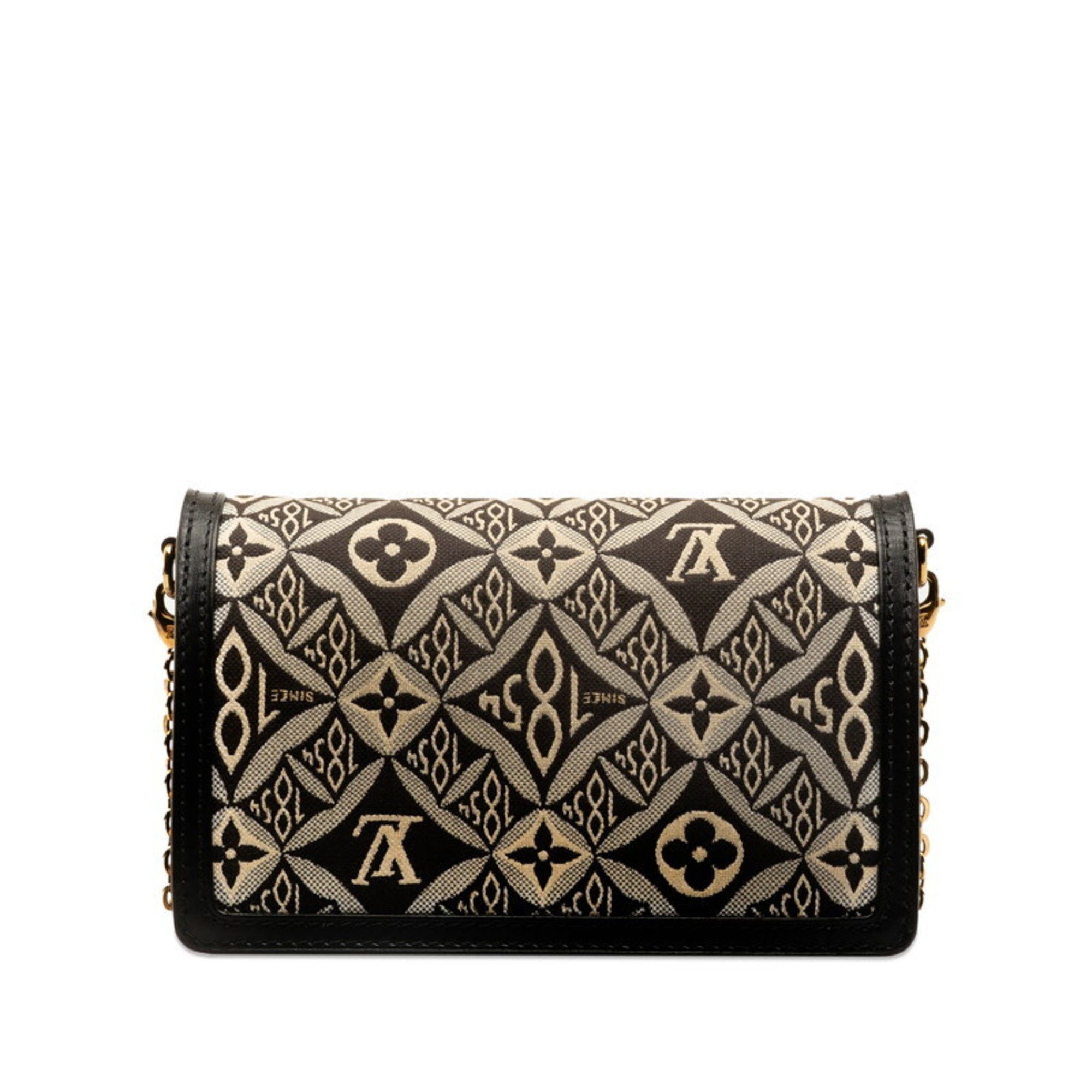 Louis Vuitton Monogram Portefeuille Dauphine SINCE 1854 Chain