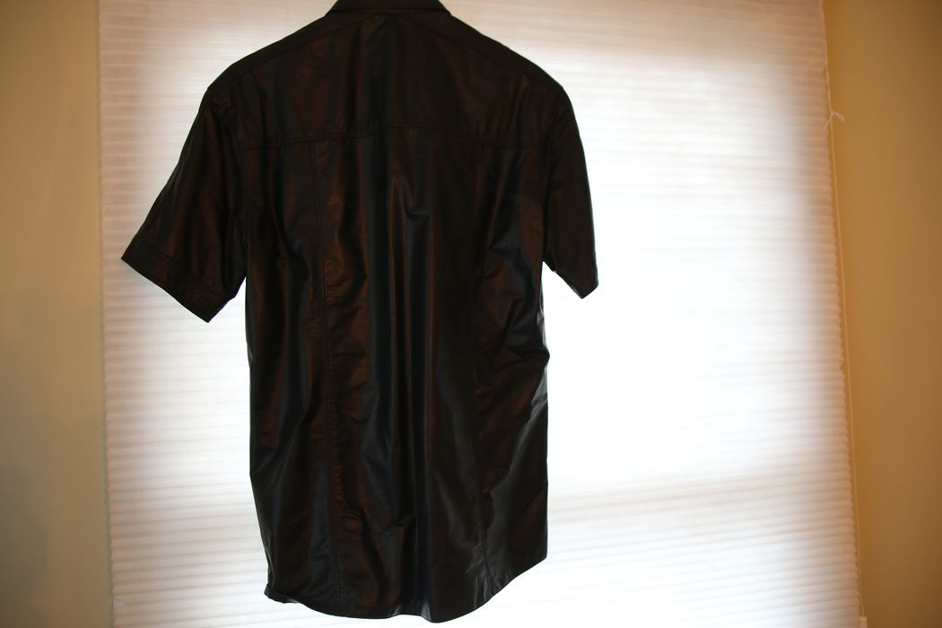 Balmain Balmain mens leather short sleeve shirt in sz 41 Size US L / EU 52-54 / 3 - 8 Preview