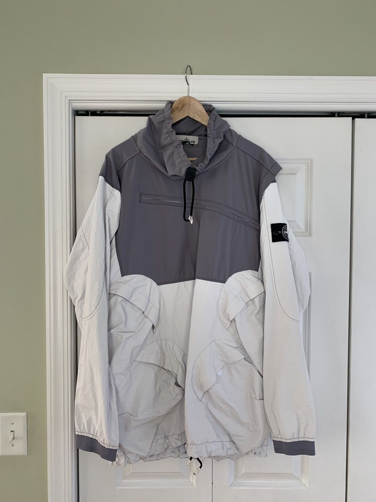 Stone Island reflective anorak in XL
