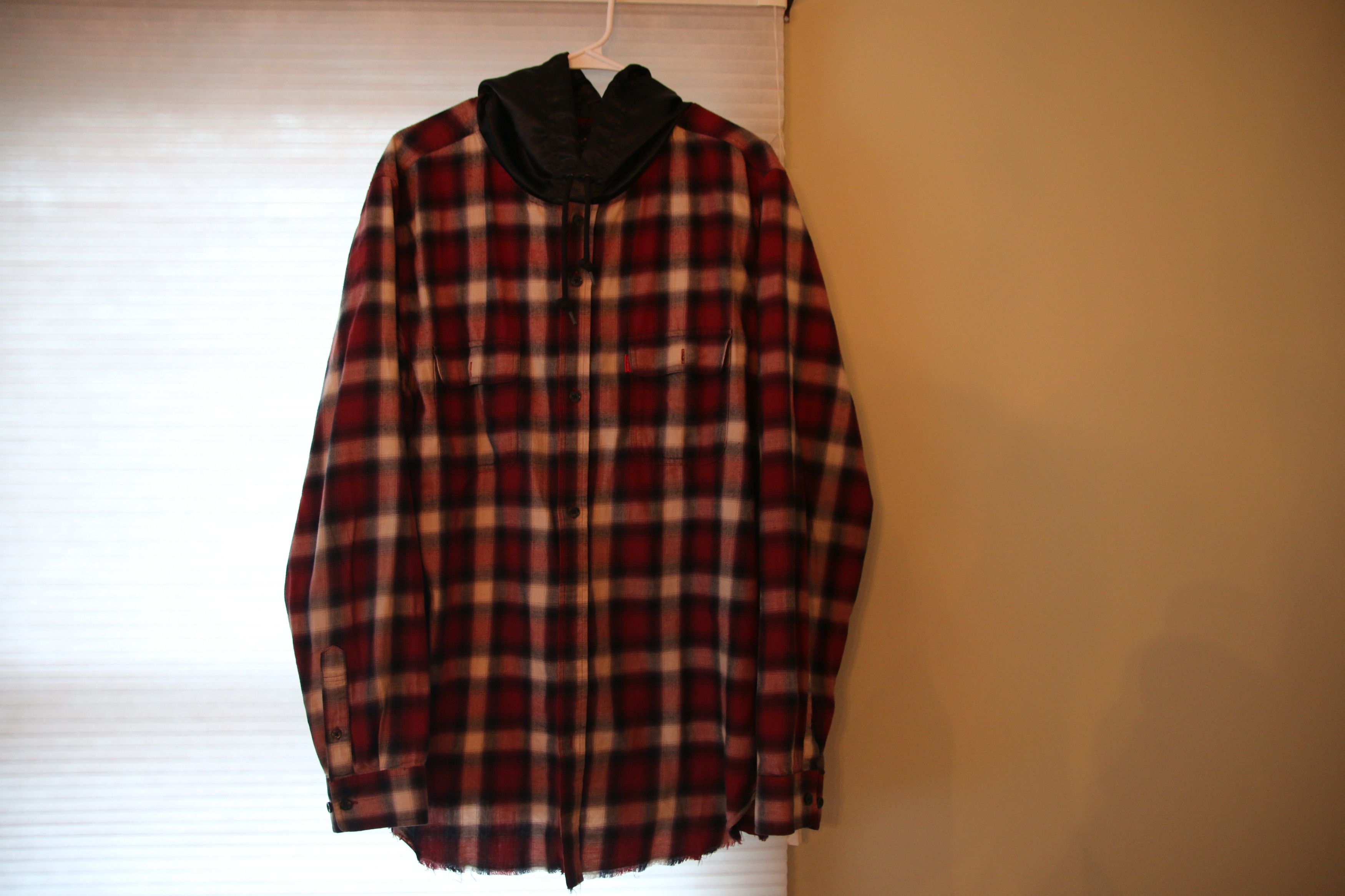 Supreme X Undercover hooded Flannel Shirt in XL