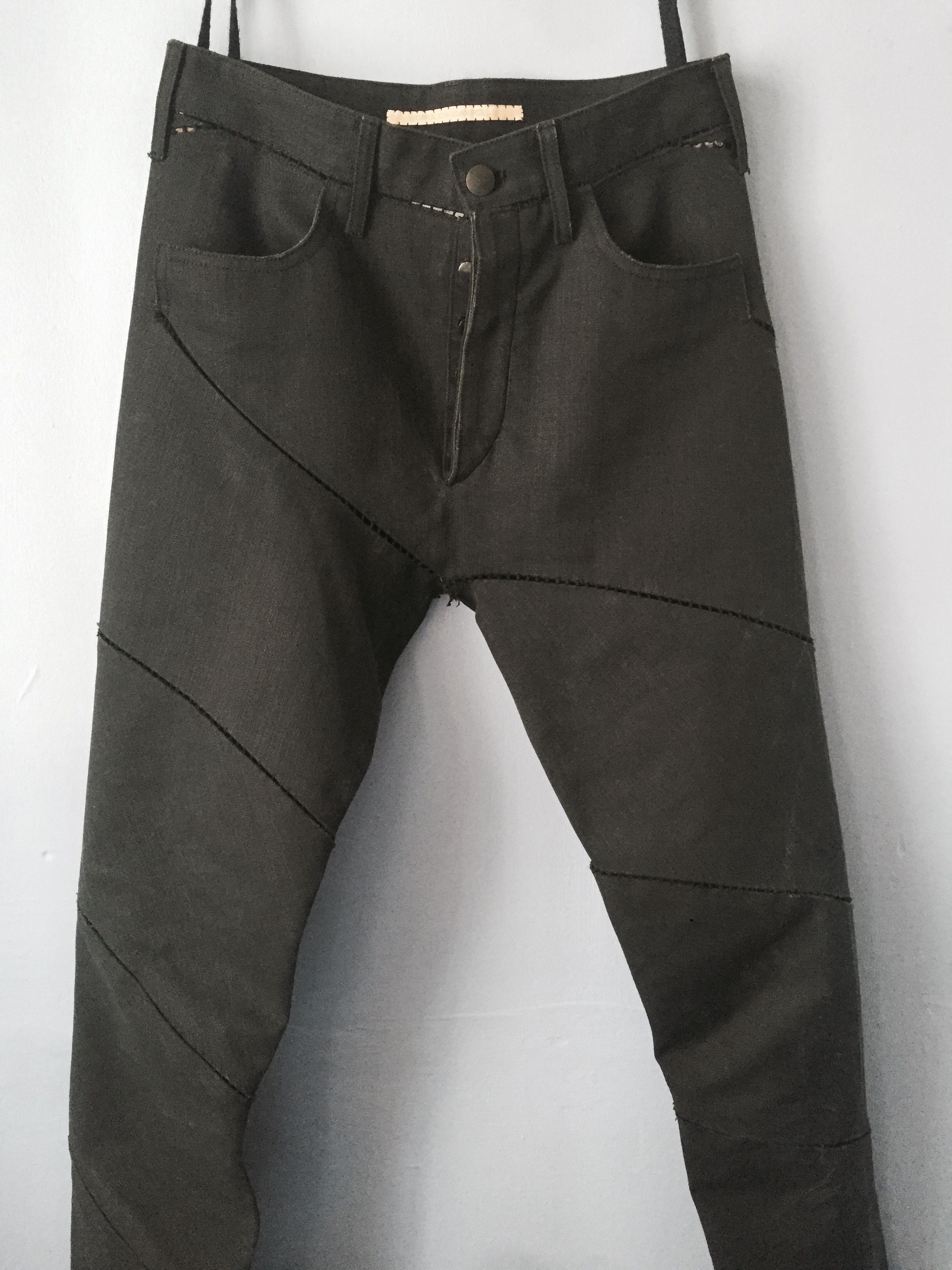 Carol Christian Poell チェーン LOW CROTCH DEADEND FLY TROUSERS / CAROL CHRISTIAN POELL