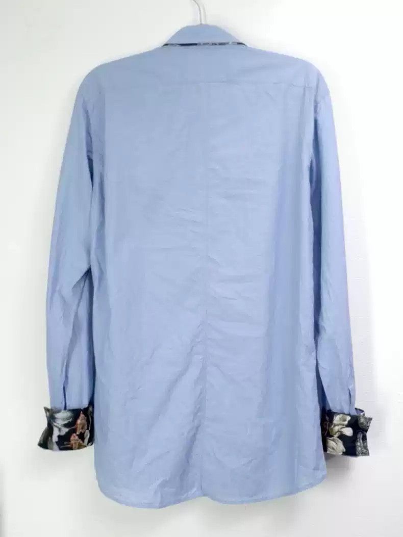 Dries van noten Blue printed shirt