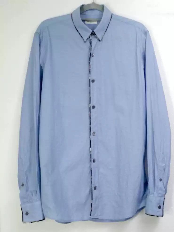 Dries van noten Blue printed shirt
