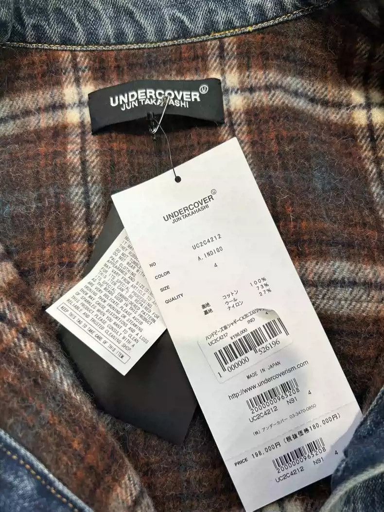 Undercover undercover23fw Ghost hand denim jacket Size US XL / EU 56 / 4 - 5 Thumbnail