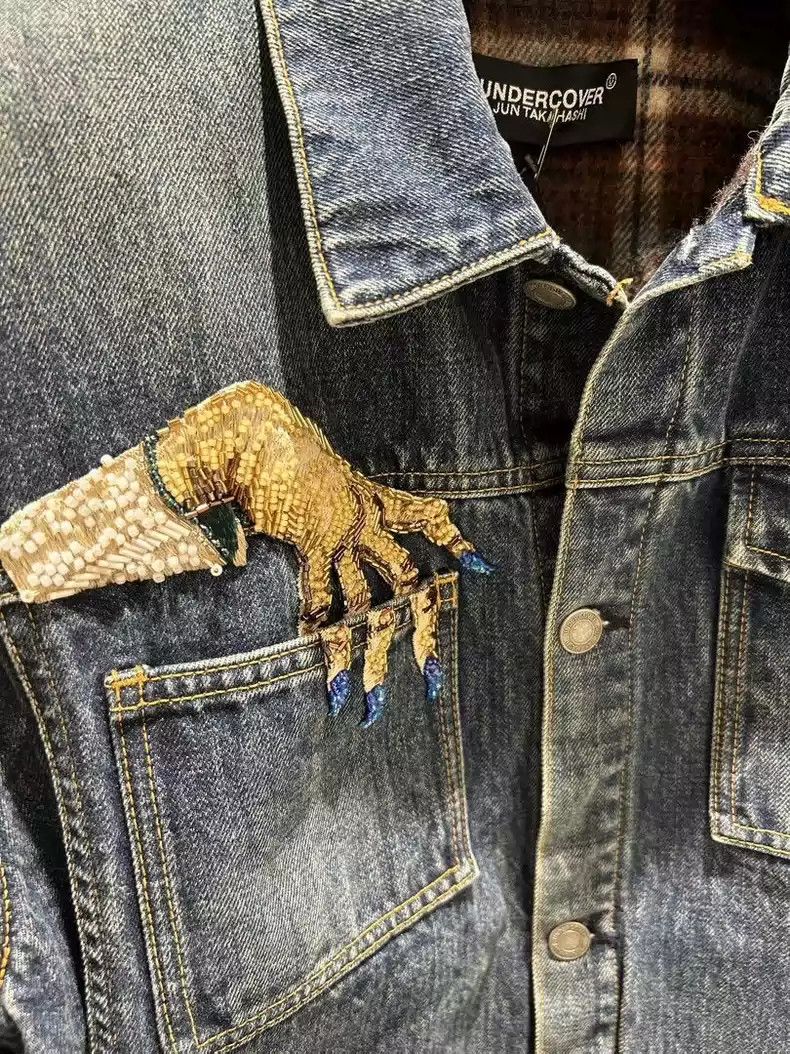 Undercover undercover23fw Ghost hand denim jacket Size US XL / EU 56 / 4 - 4 Thumbnail