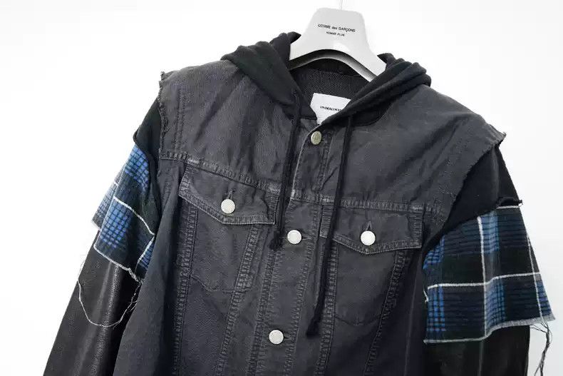 Undercover undercover denim jacket with leather sleeves Size US M / EU 48-50 / 2 - 5 Thumbnail
