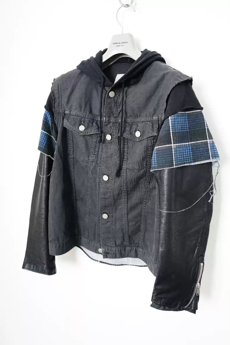 Undercover undercover denim jacket with leather sleeves Size US M / EU 48-50 / 2 - 3 Thumbnail