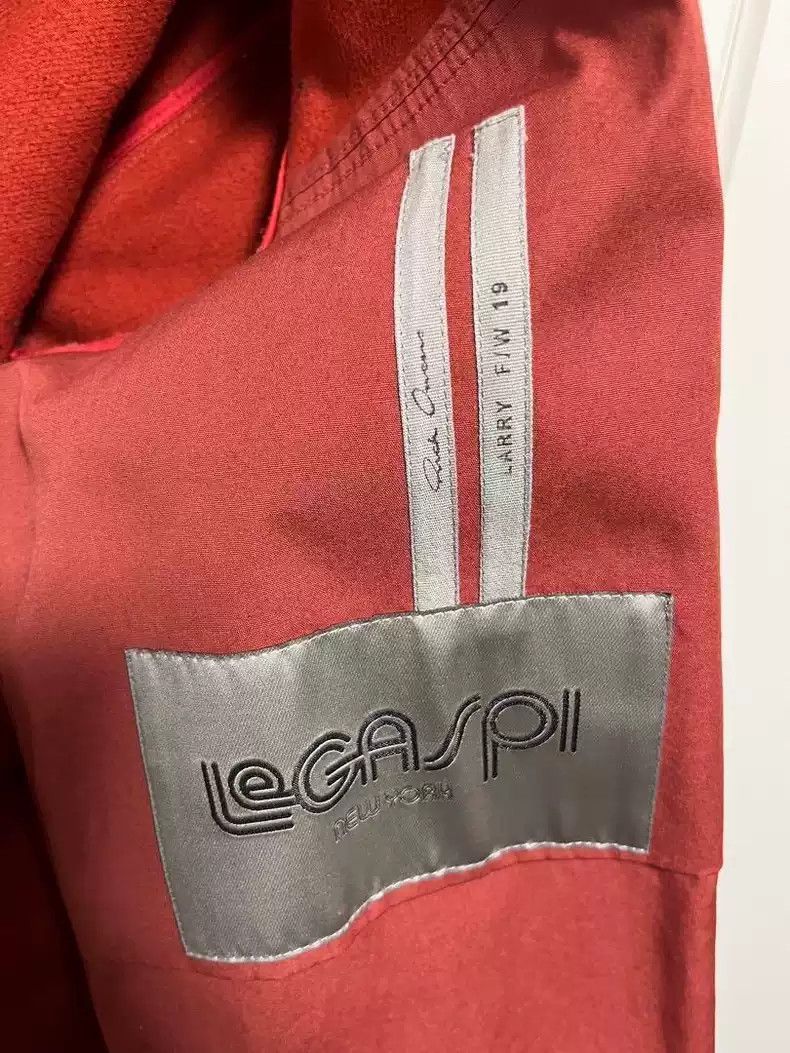 Rick Owens Rick Owens 19FW asymmetric dyed collarless coat jacket Size US M / EU 48-50 / 2 - 4 Thumbnail
