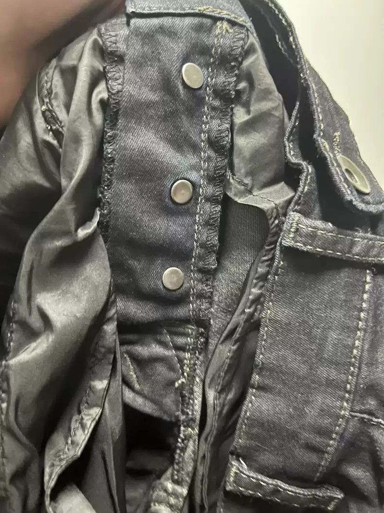 Rick Owens Rick Owens 14ss Wax Brush Elastic Denim Jacket Skirt Pants Size US 30 / EU 46 - 7 Thumbnail