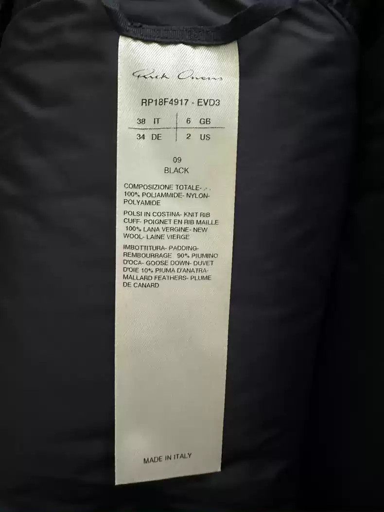 Rick Owens Rick Owens Ro bib down jacket Size US L / EU 52-54 / 3 - 5 Thumbnail