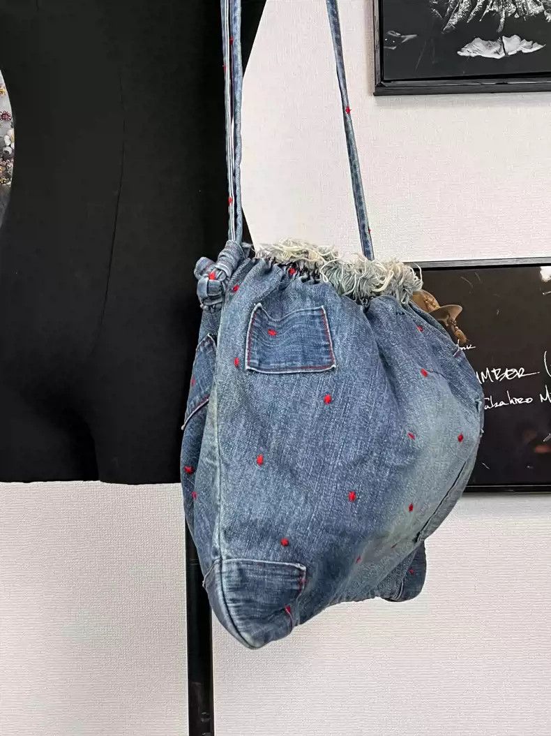 Undercover Undercover 02ss haze patchwork denim satchel Size ONE SIZE - 5 Thumbnail