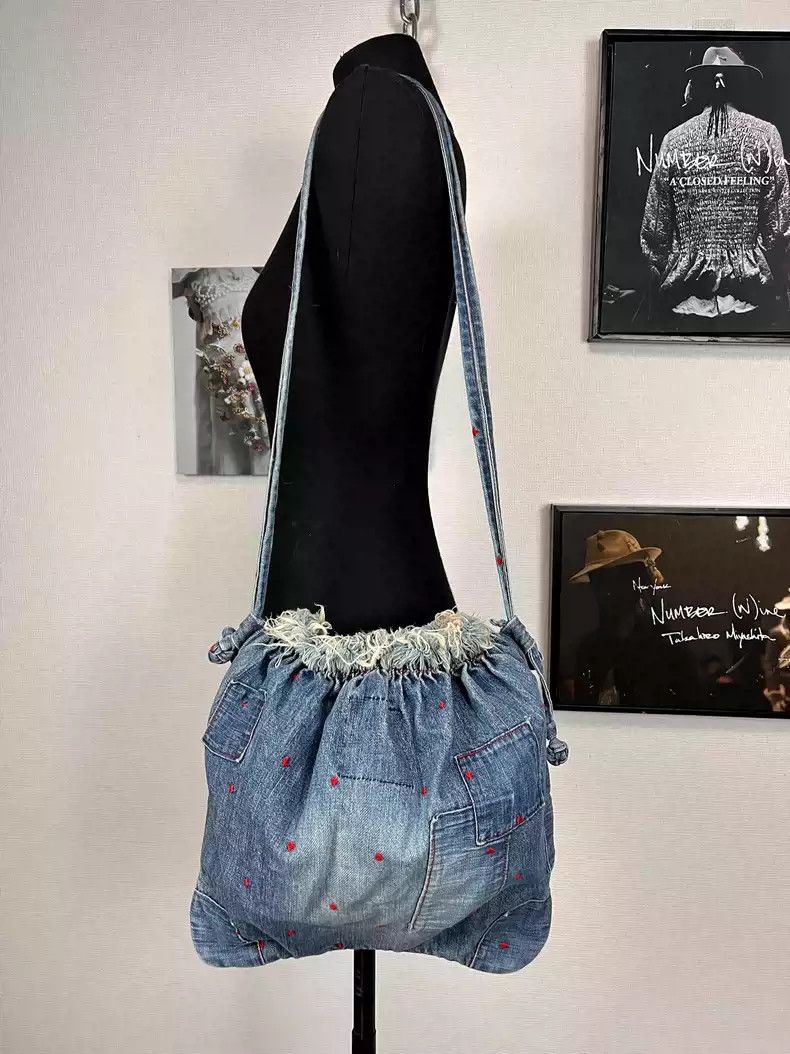 Undercover Undercover 02ss haze patchwork denim satchel Size ONE SIZE - 4 Thumbnail