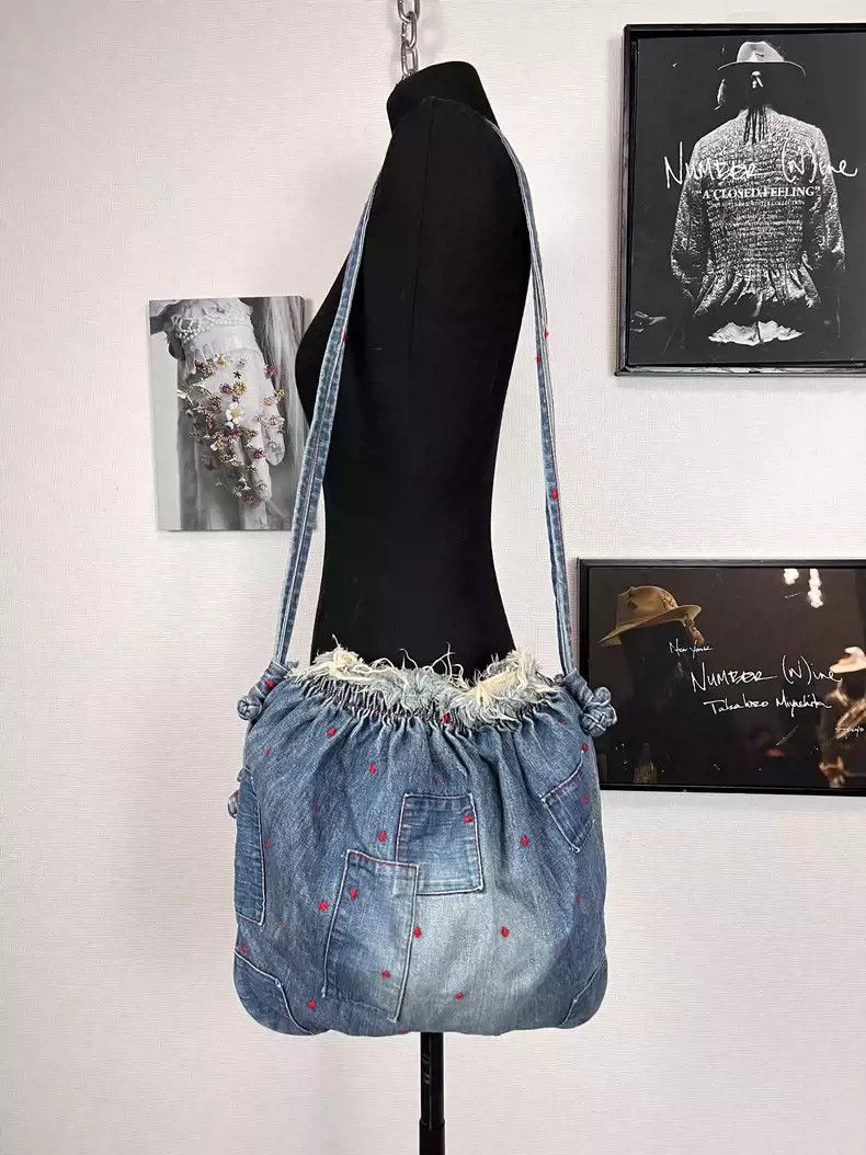Undercover Undercover 02ss haze patchwork denim satchel Size ONE SIZE - 2 Thumbnail