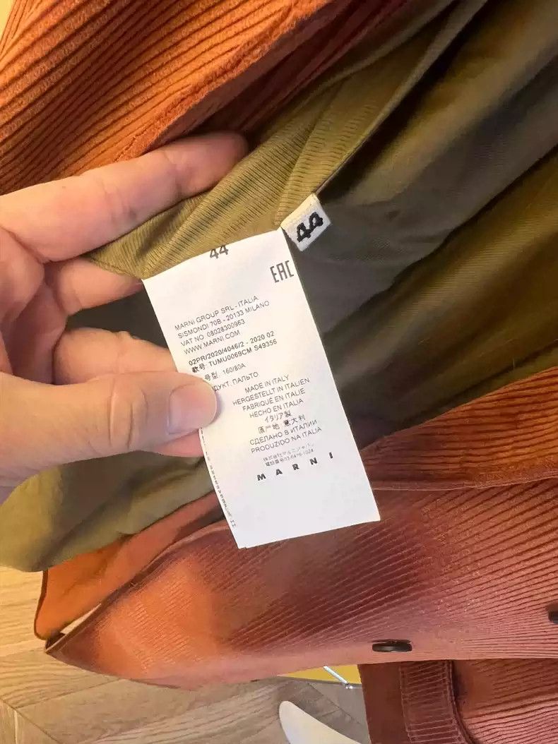 Marni marni Show corduroy long coat Size US S / EU 44-46 / 1 - 4 Thumbnail