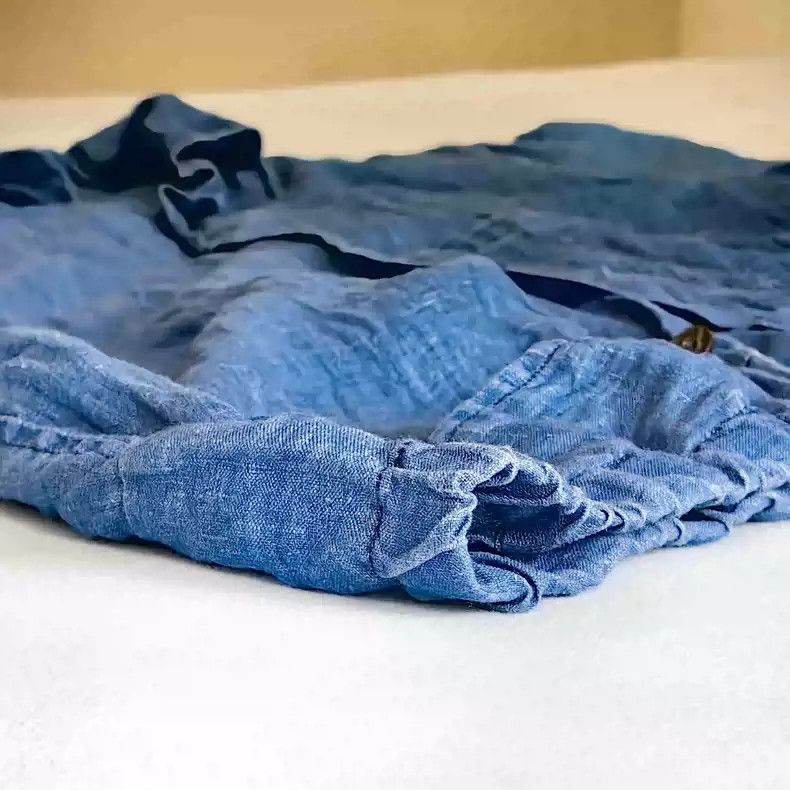 Kapital Kapital Blue linen short-sleeved shirt Size US M / EU 48-50 / 2 - 7 Thumbnail